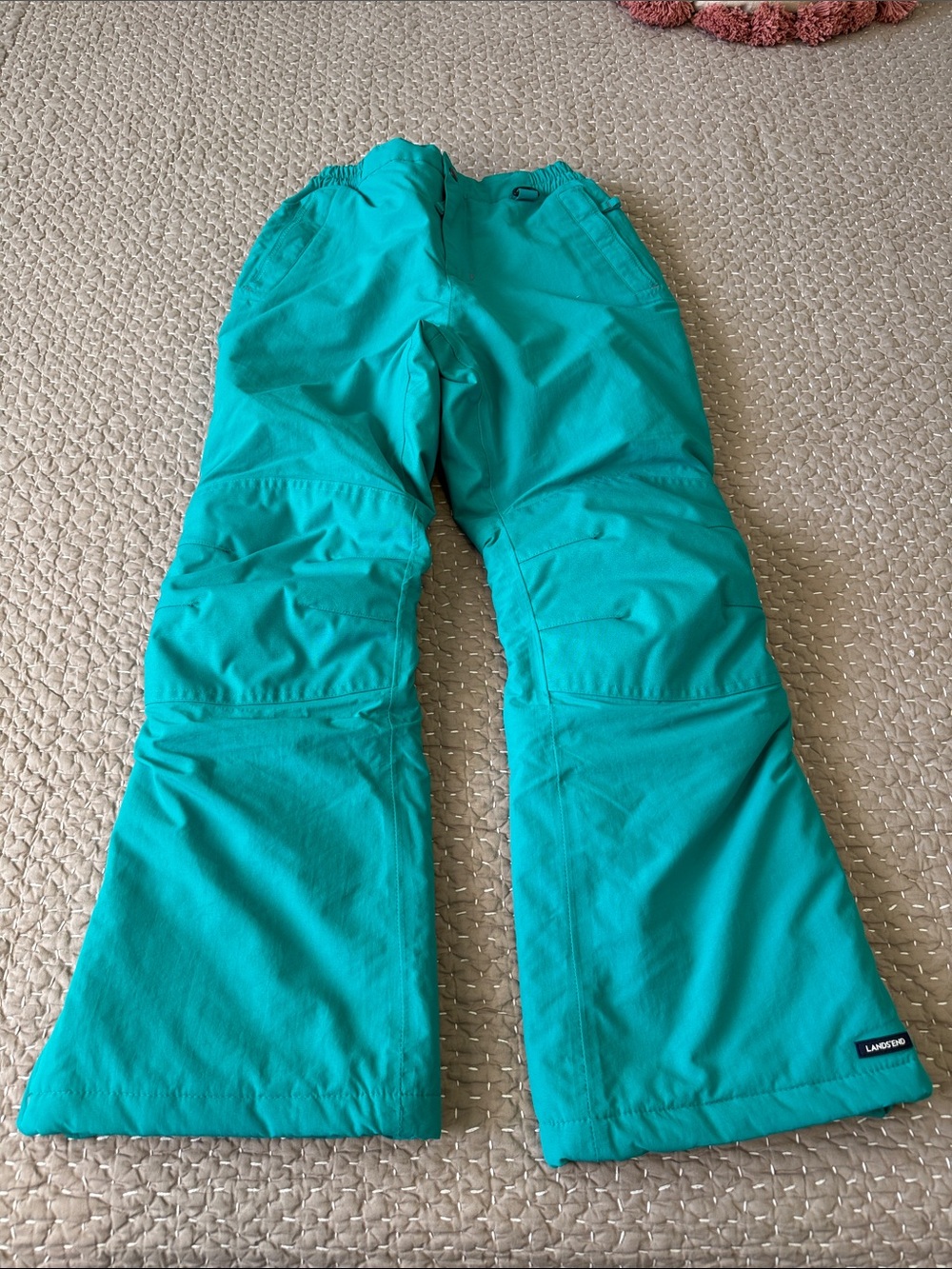 Lands' End Kids Teal Snow Pants
